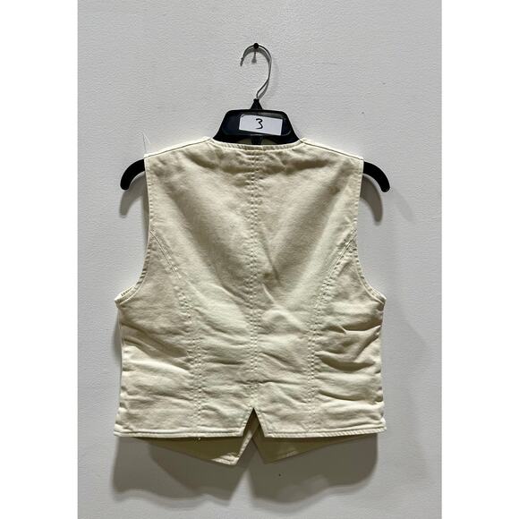 Pistola Women Ivory Button-Front Vest - Picture 2 of 4
